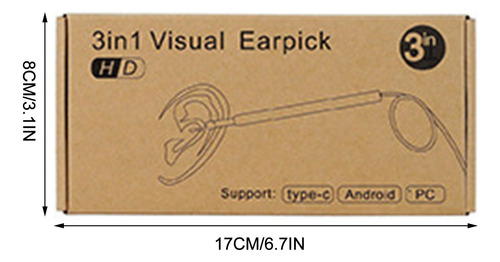 Hd Visual Ear Spoon, Endoscopio, Limpiador De Artefactos De
