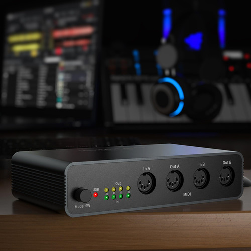 Triple-midi Interface Box De Tittron Professional-midi