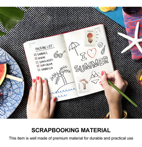 Etiquetas De Notas De Bricolaje Aesthetic Journal Hand Accou