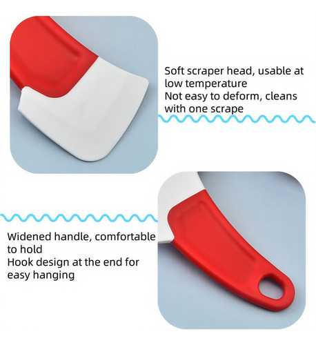 Espátulas Para Hornear De Silicona Para Cocina, 3 Piezas