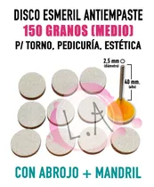 Comprar Disco Esmerilado Podología C\u002Fabrojo 150 Gr X 10un. + Mandril