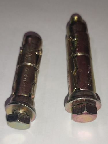 Pack De 3 Ramplug Metálico Expansible Marca Brufer 1/4 X 2