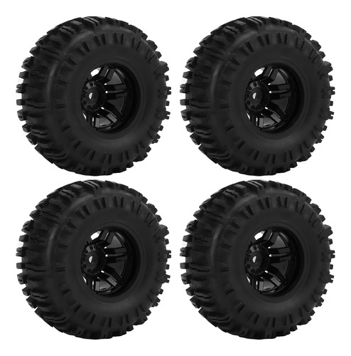 Juego De Neumáticos Y Llantas Rc Para Coche 1/10 Rc, 4 Pieza