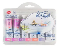 Comprar Acuarela White Nights En Estuche X 6 Pomos Rose Flowers