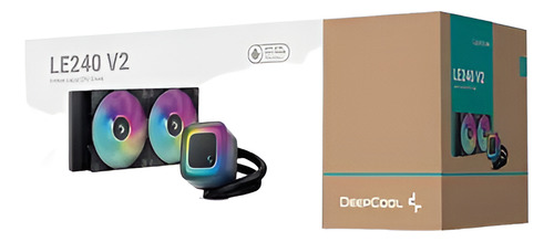 Cpu Deepcool Le240 V2 Argb Water Cooler 280w Tdp Premium Argb