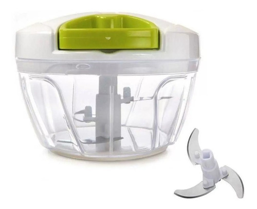 Imagem 1 de 10 de Mini Processador Triturador Cortador De Alimentos 3 Laminas