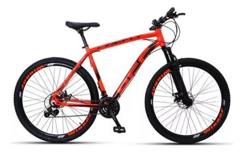 Bicicleta Off Firefly Aro 29 24 Marchas Cor:laranja;tamanho