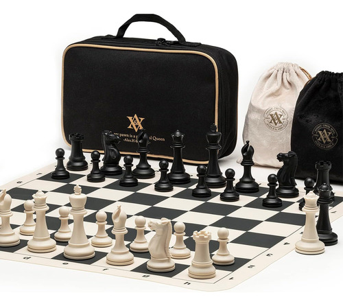 Aa Tournament Chess Set/ 20x20 Tablero De Ajedrez De Silicon