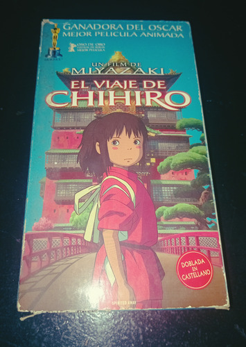 El Viaje De Chihiro!!en Vhs Clásico Original!! (Usado)