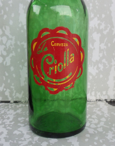 La Criolla Años 50s De .660 L. Botella Antigua De Coleccion (Usado)