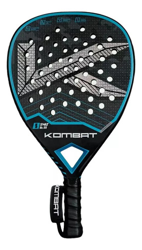 Pala De Padel Kombat Swat Mk. Lll (366g.) 12k 2025 Negro/azul