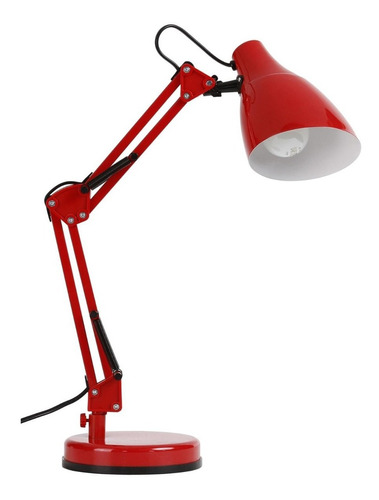 Lámpara De Escritorio Hd2918 Roja 1 Luz E27 - Telecompras Sc