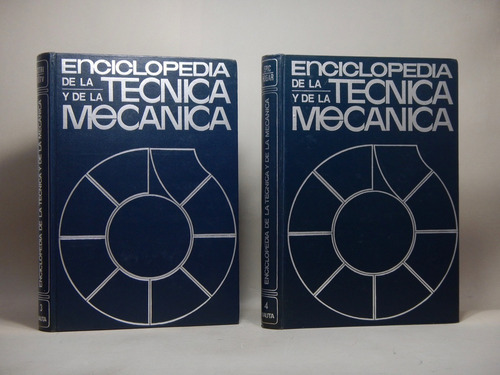 Enciclopedia De La Técnica Y De La Mecánica 8 Tomos 1975 Ff1