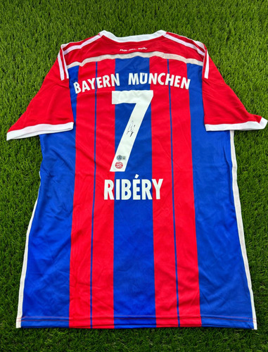 Camiseta Autografiada Franck Ribery Bayern Con Coa Beckett