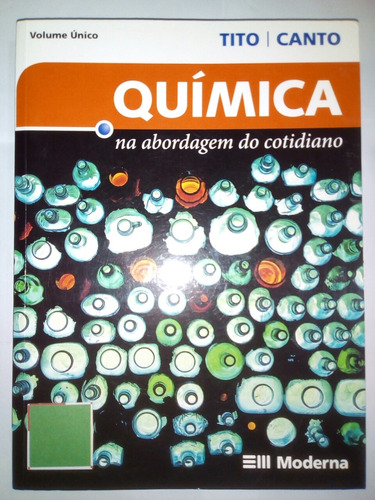 Livro Química Tito & Canto (professor) Volume Único/ Novo.