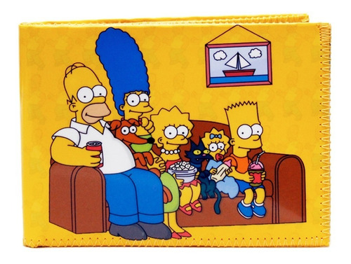  Billetera Simpsons Familia Serie Con Tarjetero