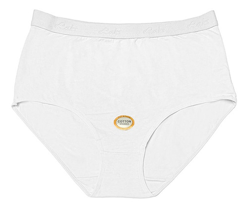 Pantaleta Completa De Algodón, Pack Con 6 Pantaletas