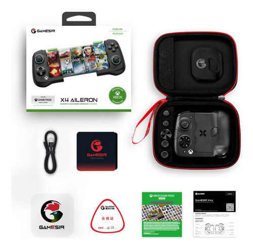 Gamepad Móvil Gamesir X4a Con Bluetooth Y Barra De Efecto Ha