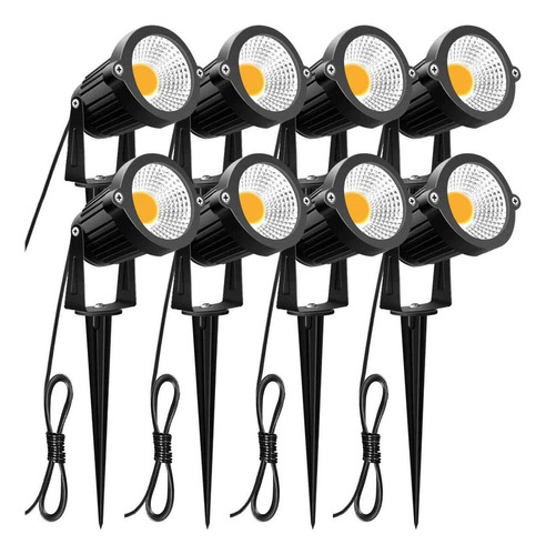 Zuckeo Luces Led Para Paisaje, De 5 Watts, 12 Voltios, 24 Vo