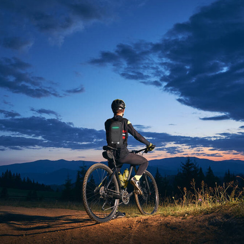 Led Turn Signal Bike Pack 15l Led Backpack With Direction