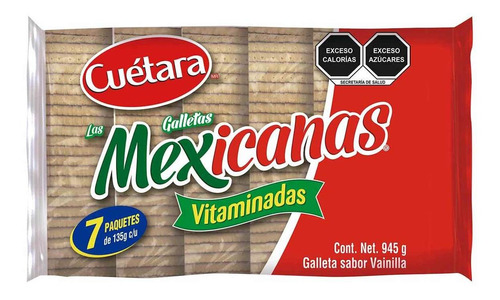 Galletas Cuétara Mexicana Básico Vainilla 945g