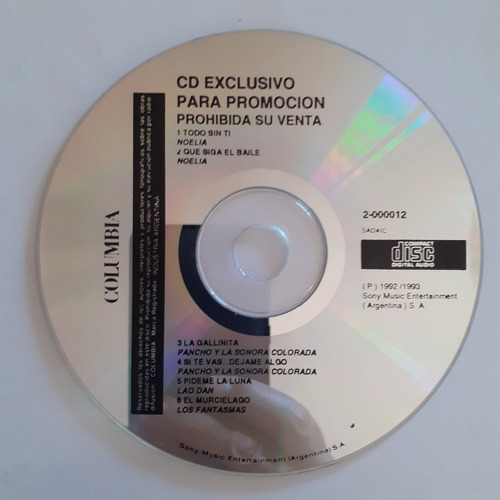 Cd Original Promo - Varios Interpretes (1992/1993)