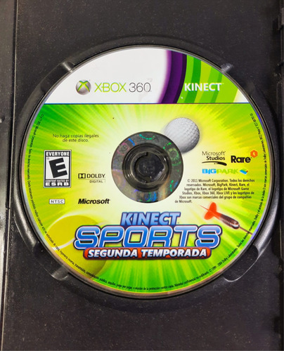 Kinect Sports: Season Two - Solo Cd - Lenny Star Games