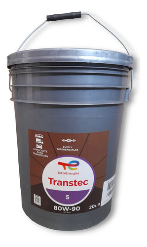 Total Transtec 5 80w90 (aceite Transmision Gl-5) Balde 20l