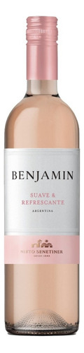 Vinho Rosé Suave Syrah Merlot Benjamin Nieto Senetiner 750ml