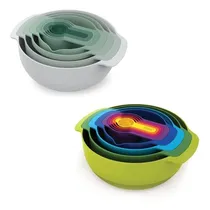 Comprar Set Bowls Joseph Nest9 Plus Bowl Colador Taza Medidora X9 Pz Color Sabia
