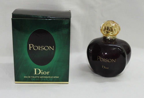 Frasco Vacío De Perfume En Caja Poison Dior 100 Ml