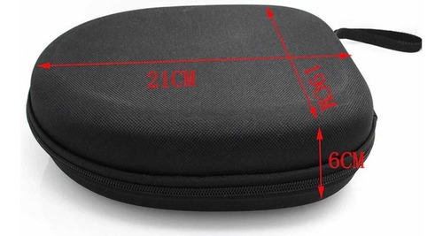 Porta Fone De Ouvido Estojo Case Grande 21x19x6cm Headphone