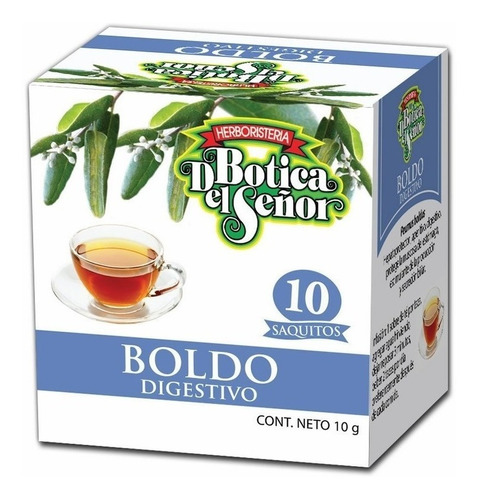 Pack De 2 Té De Boldo Botica Del Señor 10 Saquitos