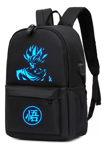 Mochila Wukong Luminosa Usb Dragon Ball Series