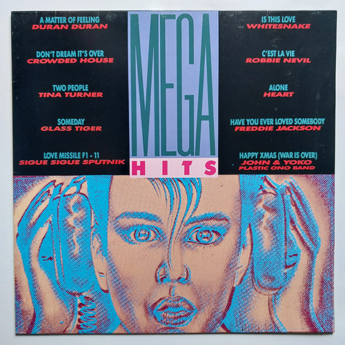 Lp Vinil - Mega Hits 1 - 1987 - ( Estado Novo )