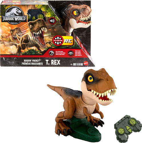 Jurassic World Figura De Acción T Rex Con Control Remoto