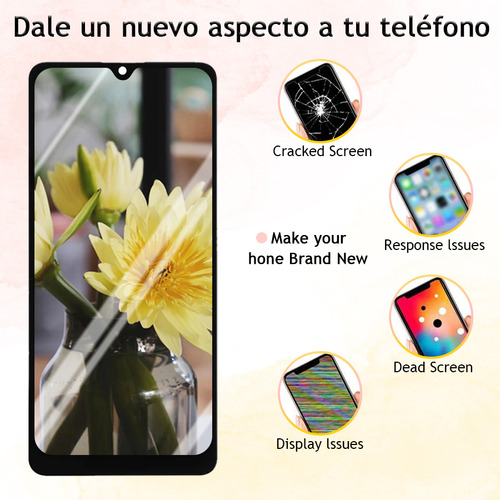 Lzhipx Pantalla Para Samsung Galaxy A32 4g A325 A325f A325u A325m A325n A325f Display Con Marco