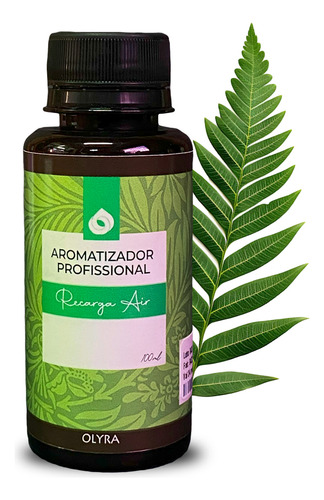 Kit Máquina Aromatizadora Ultra + 1 Refil Air 1000 Ml Olyra Cor Cedro