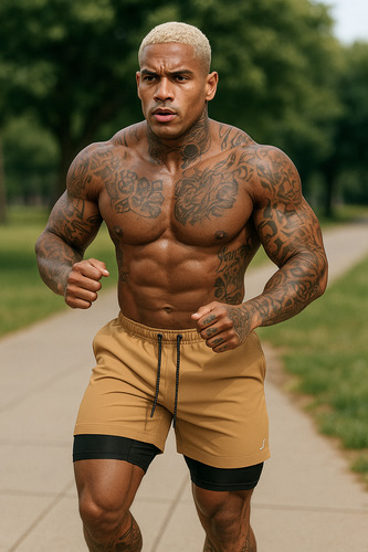 Paquete De 5 Shorts Stretch Para Hombre Comodo Entrenar Gym
