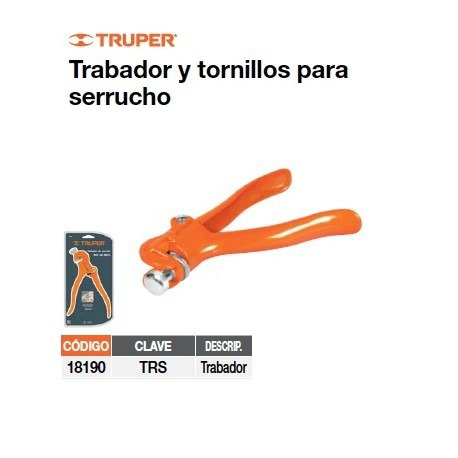 Trabador Para Serrucho Truper 4.8mm Largo 165mm