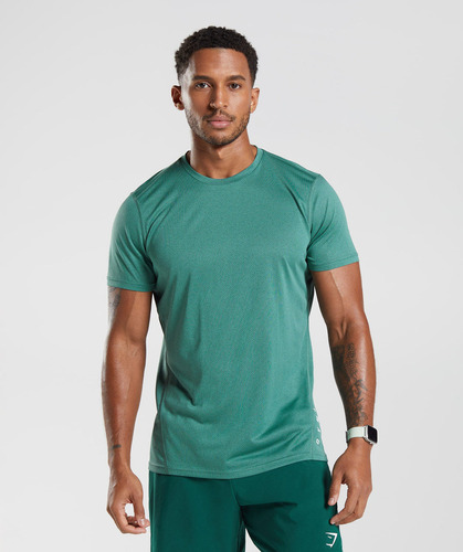 Gymshark Sport T-shirt - Hoya Green/black Marl
