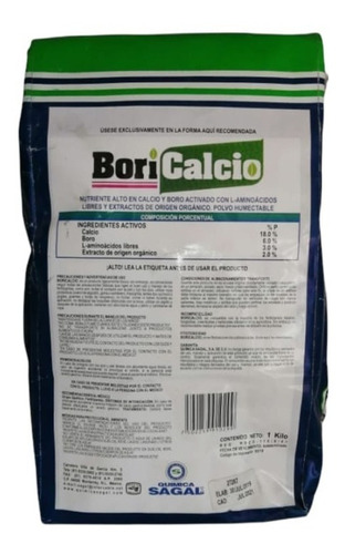 1kg Boricalcio Nutriente Boro Y Calcio