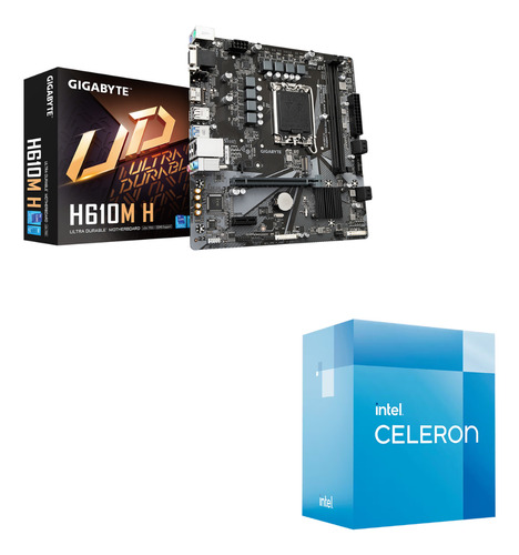 Kit Actualizacion Intel Celeron G6900 H610 Ddr5 Kt