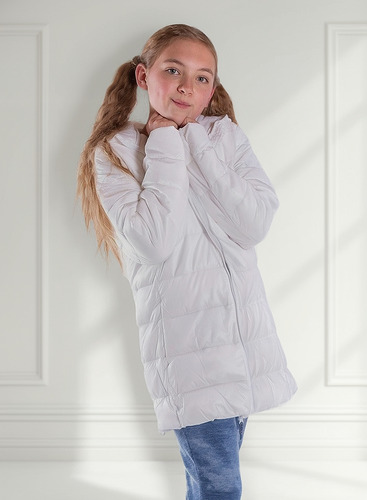 Chamarra Para Niña Con Gorro, Ultraligera Y Empacable Alysh