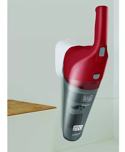 Aspirador Sem Fio Vermelho Black Decker Bateria Para Pó E Água