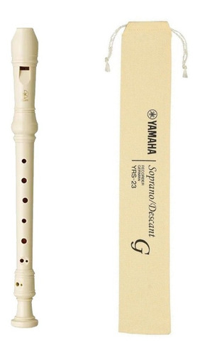 Imagen 1 de 4 de Flauta Dulce Soprano Yamaha Yrs-23