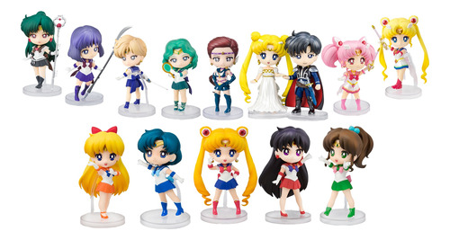 Colección De 14 Figuarts Mini Sailor Moon Bandai Namco (Reacondicionado)
