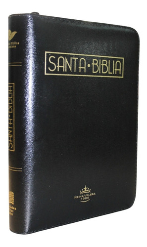 Biblia Letra Grande, C/índice. Color Negro.ayudas Qr