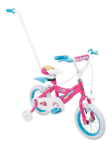 Huffy - Bicicleta Summerland Parent Handle 12  Girls 22539y