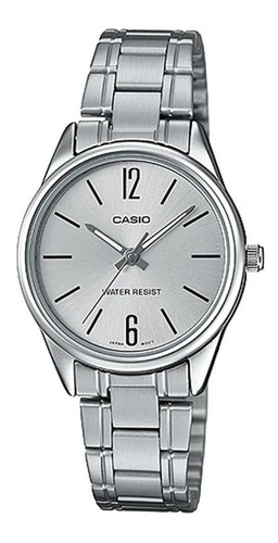 Reloj Casio Mtp-v005d-7a Acero Inoxidable Plateado Hombre